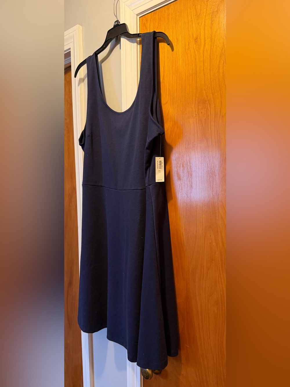 Old Navy Navy Blue Sleeveless A-Line Fit & Flare Mini Dress